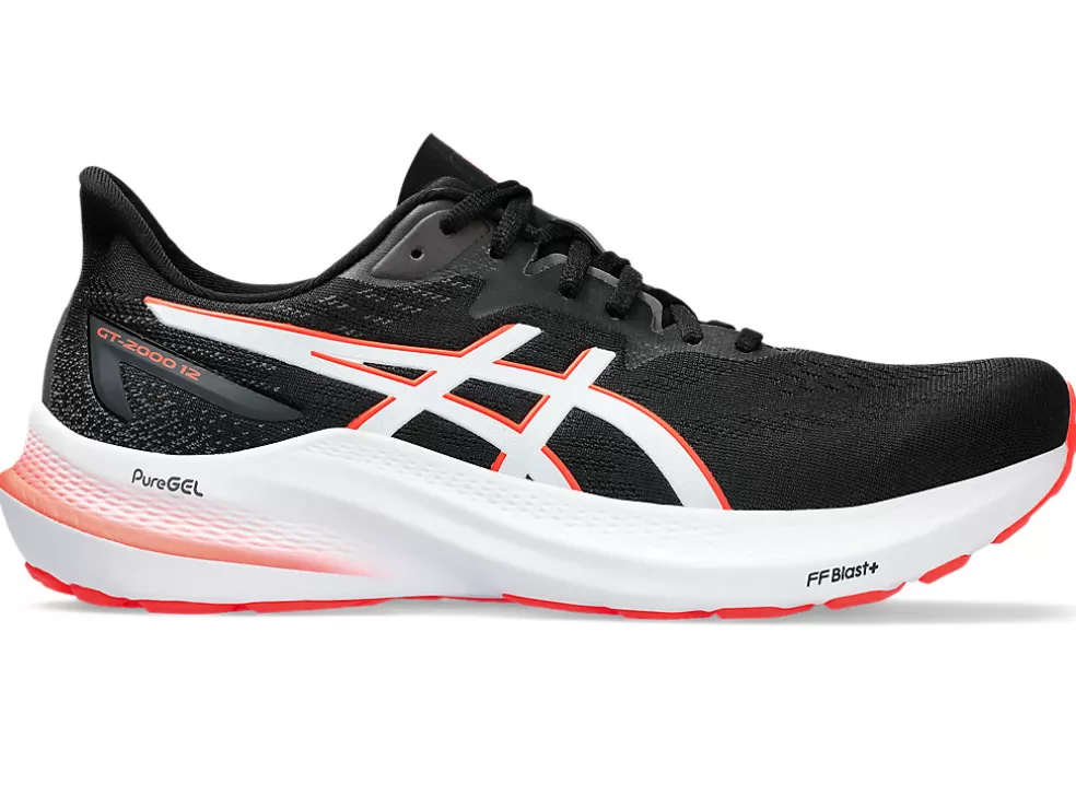 GT-2000™ | Hardloopschoenen>ASICS GT-2000 12 Black/Sunrise Red