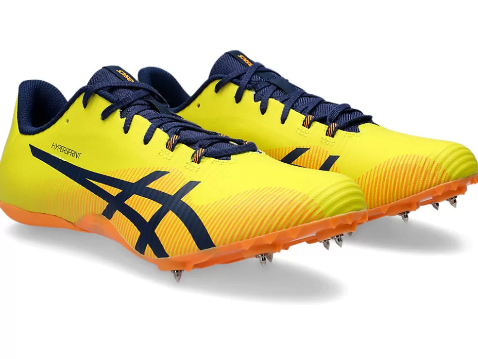 Atletiek | Schoenen>ASICS HYPERSPRINT 8 Bright Yellow/Blue Expanse