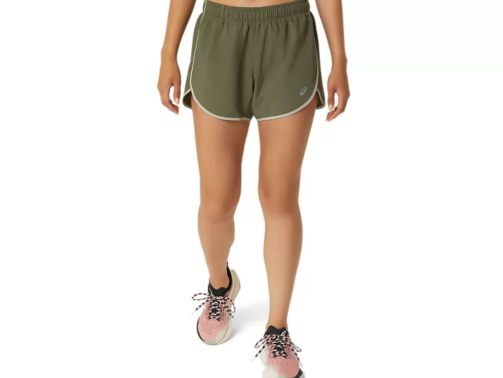 Kleding | Hardlopen>ASICS ICON 4IN SHORT Mantle Green