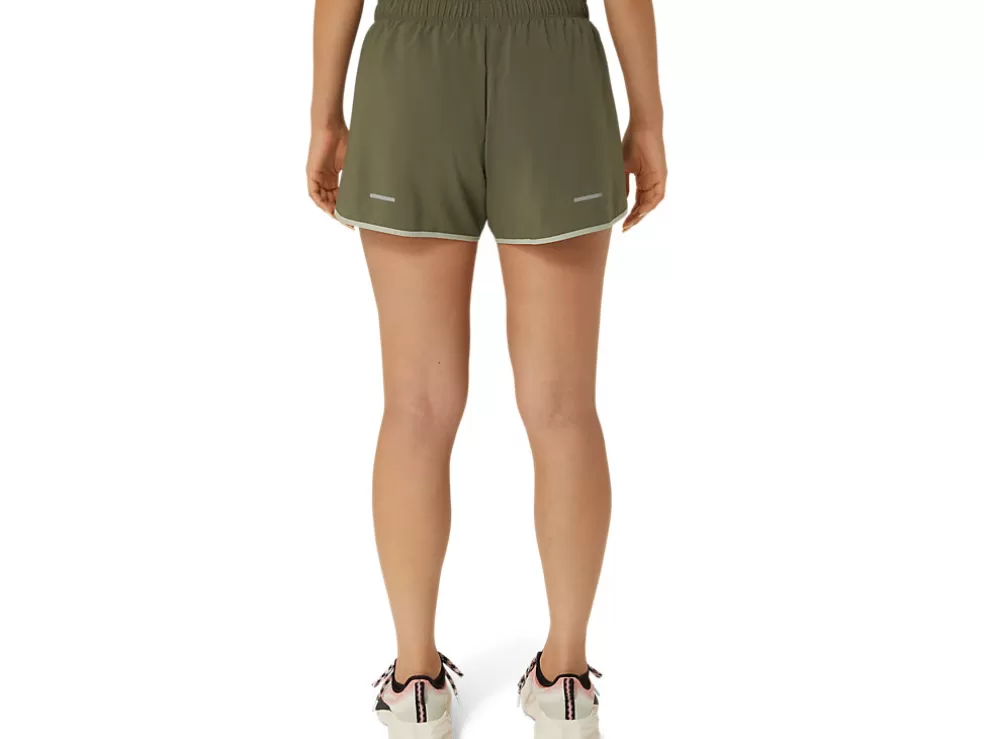 Kleding | Hardlopen>ASICS ICON 4IN SHORT Mantle Green