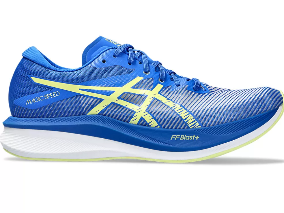 MAGIC SPEED™ | Run faster>ASICS MAGIC SPEED 3 Illusion Blue/Glow Yellow