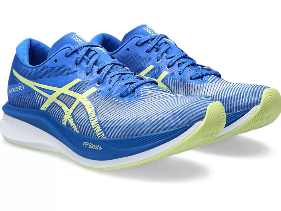 MAGIC SPEED™ | Run faster>ASICS MAGIC SPEED 3 Illusion Blue/Glow Yellow