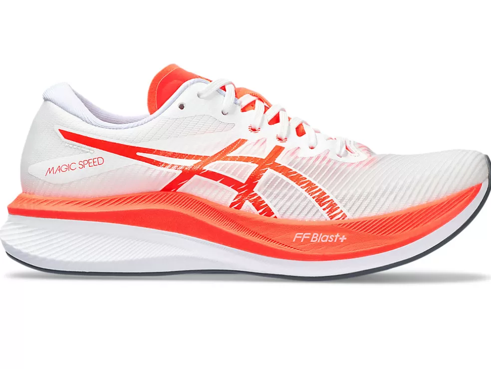 MAGIC SPEED™ | Run faster>ASICS MAGIC SPEED 3 White/Sunrise Red