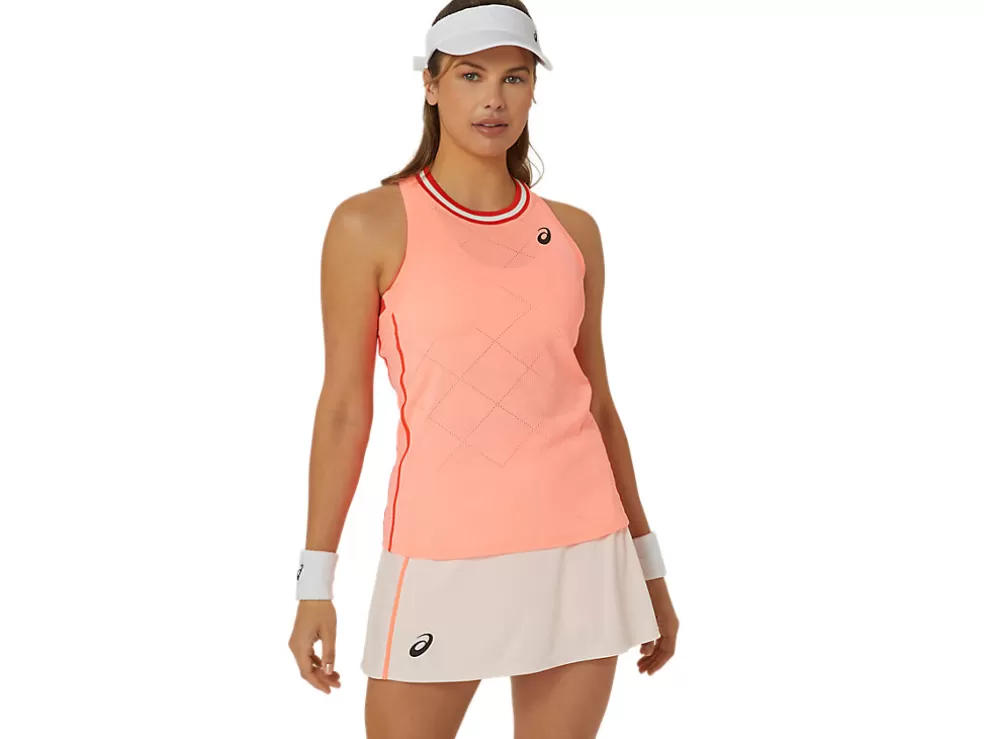 Kleding | Shirts met korte mouwen>ASICS MATCH ACTIBREEZE TANK Sun Coral