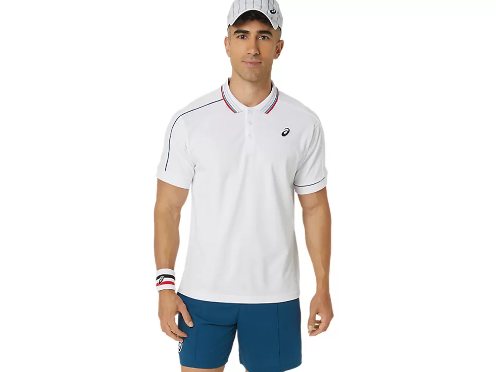 Kleding | Shirts met korte mouwen>ASICS MEN CLASSIC POLO-SHIRT Brilliant White