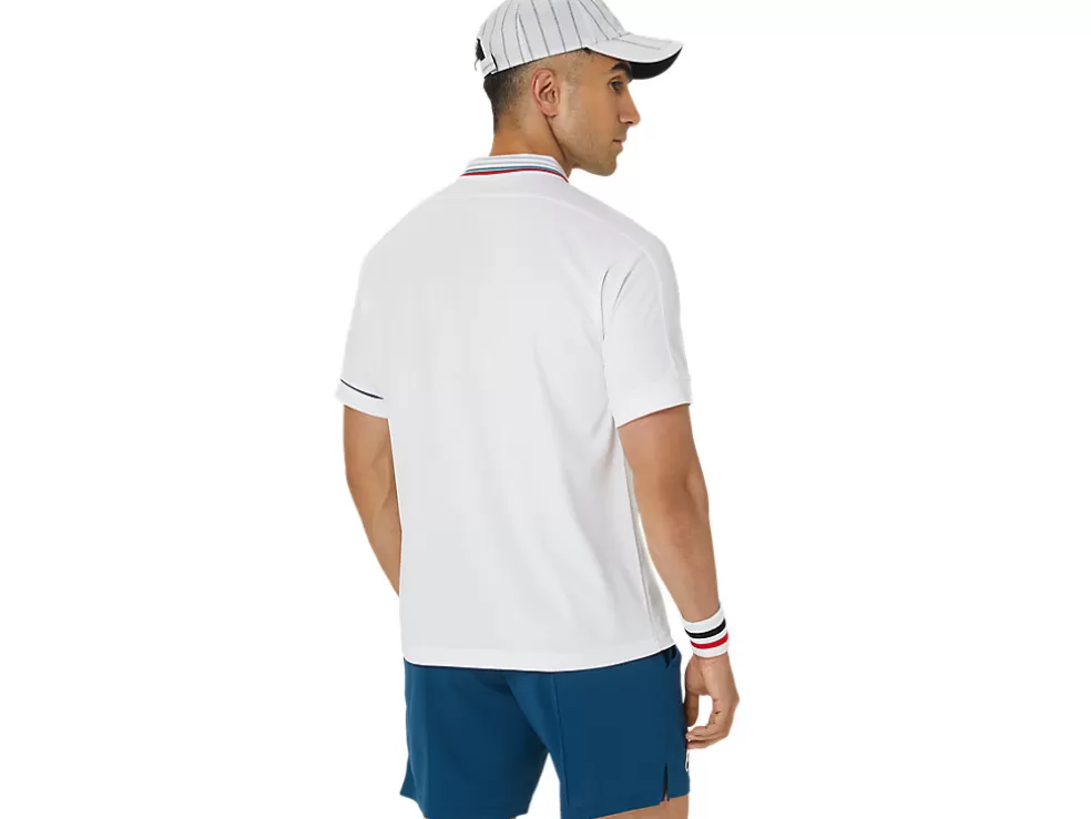 Kleding | Shirts met korte mouwen>ASICS MEN CLASSIC POLO-SHIRT Brilliant White