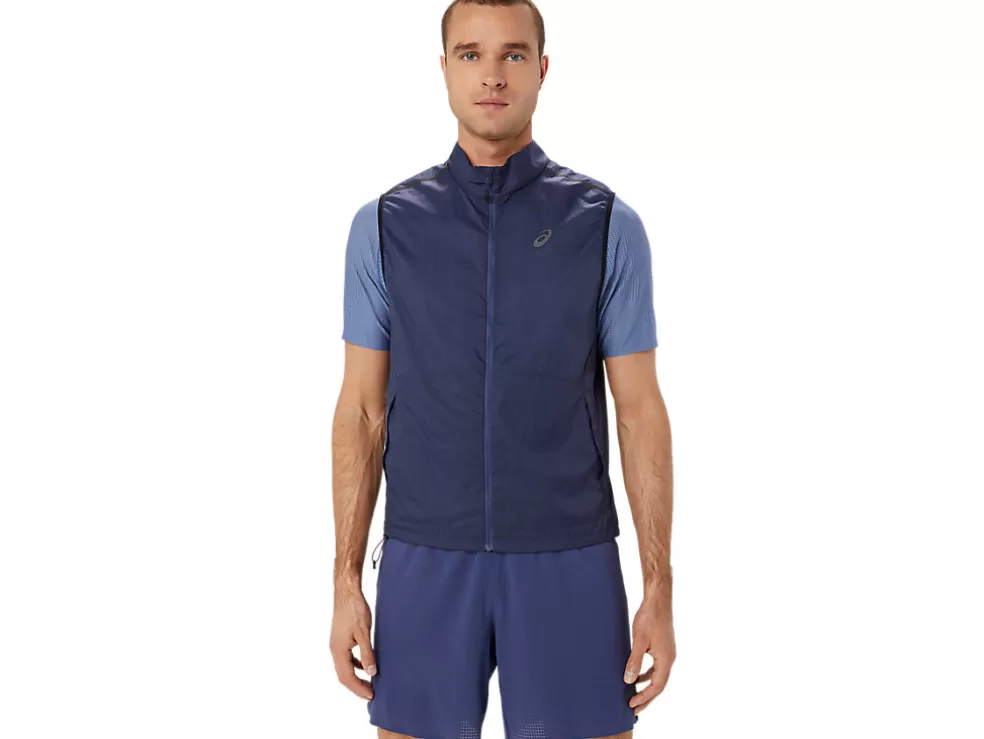 Kleding | Hardlopen>ASICS METARUN PACKABLE GILET Thunder Blue