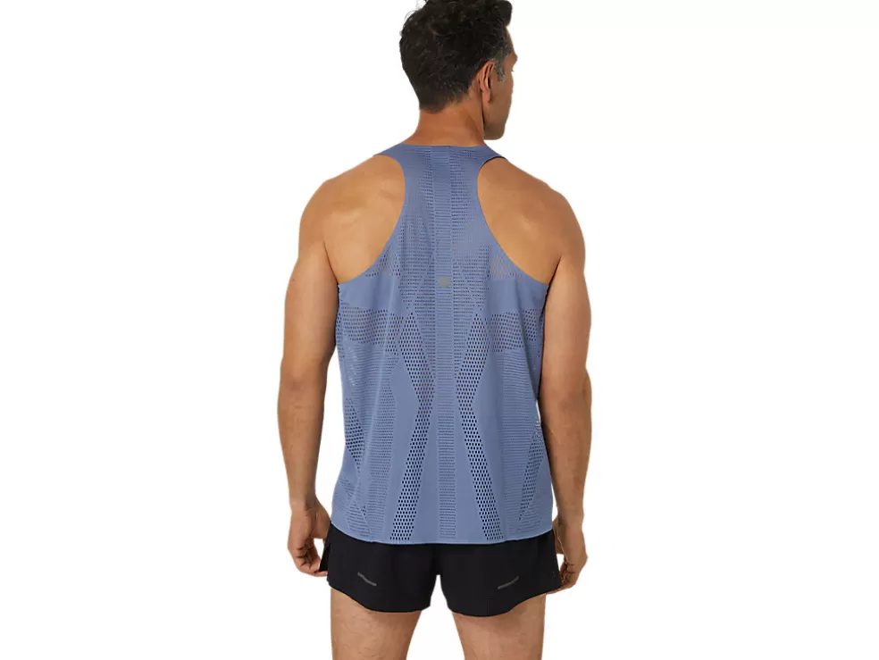 Kleding | Hardlopen>ASICS METARUN SINGLET Denim Blue