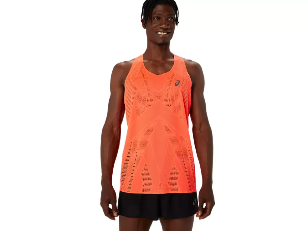 Hardlopen | Kleding>ASICS METARUN SINGLET Sunrise Red