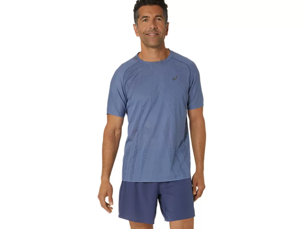 Kleding | Hardlopen>ASICS METARUN SS TOP Denim Blue