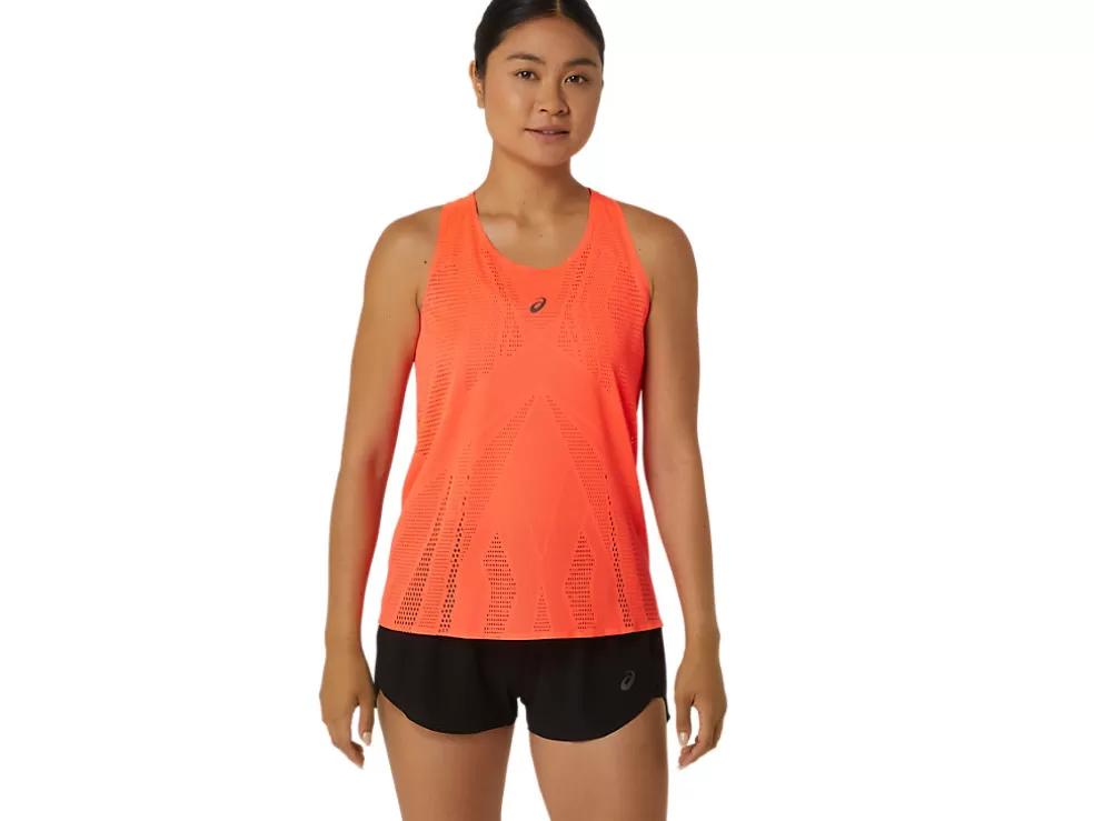 Kleding | Hardlopen>ASICS METARUN TANK Sunrise Red