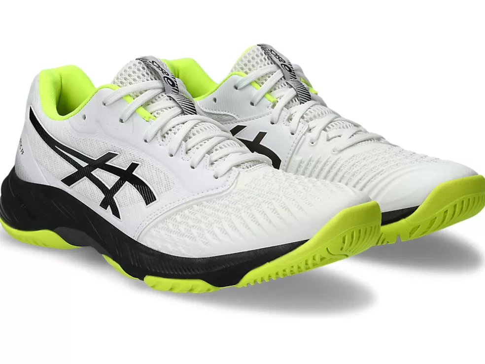 Netbal | Squash & badminton>ASICS NETBURNER BALLISTIC FF 3 White/Gunmetal