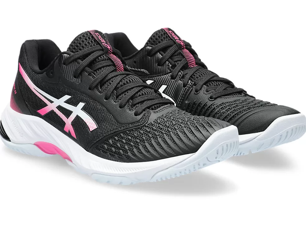 Netbal | Squash & badminton>ASICS NETBURNER BALLISTIC FF 3 Black/Hot Pink