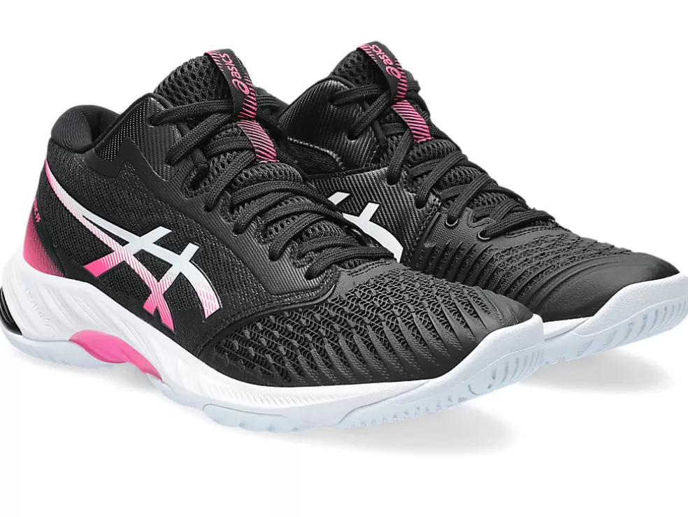 Netbal | Squash & badminton>ASICS NETBURNER BALLISTIC FF MT 3 Black/Hot Pink