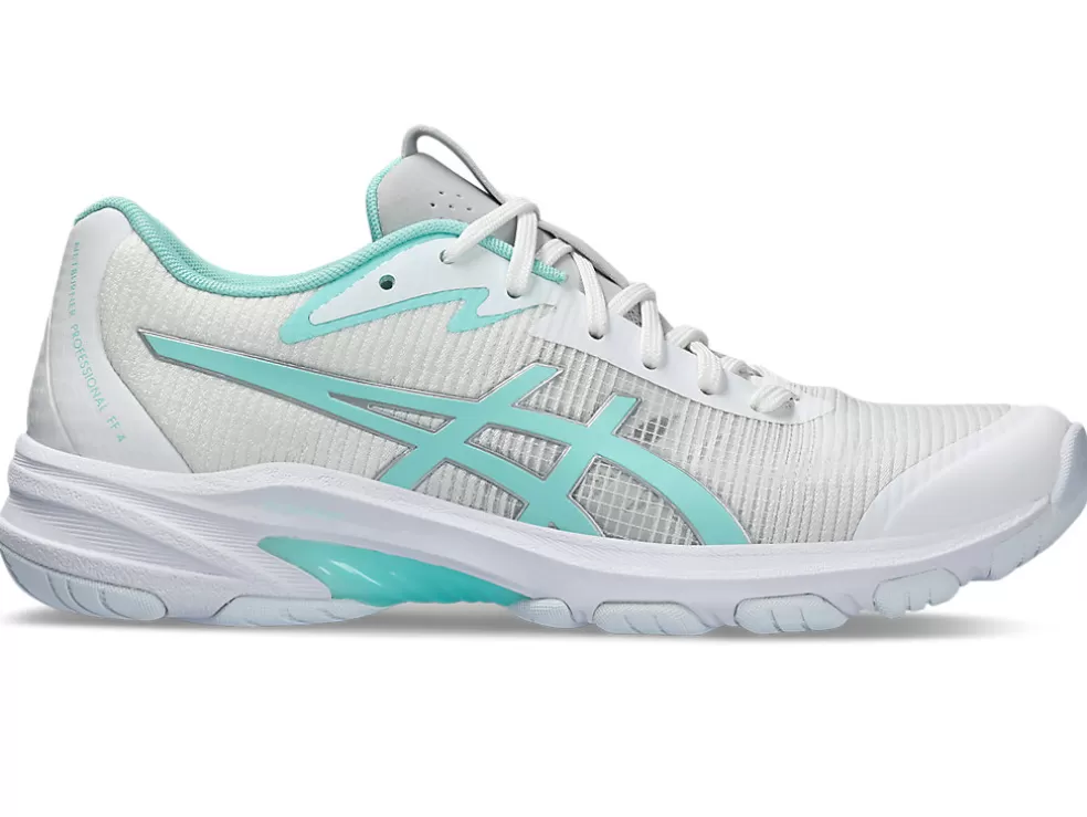 Netbal | Netbal>ASICS NETBURNER PROFESSIONAL FF 4 White/Illuminate Mint