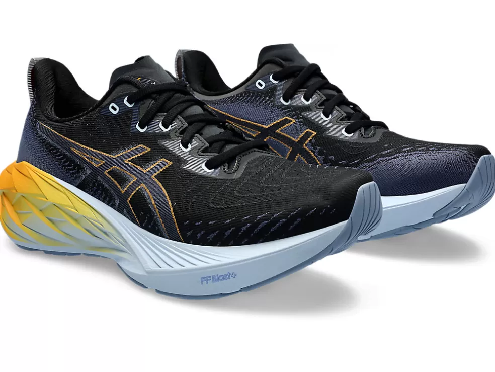 NOVABLAST™ | Run faster>ASICS NOVABLAST 4 Black/Thunder Blue