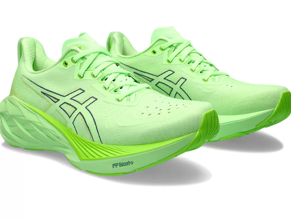 NOVABLAST™ | Run faster>ASICS NOVABLAST 4 Illuminate Green/Lime Burst