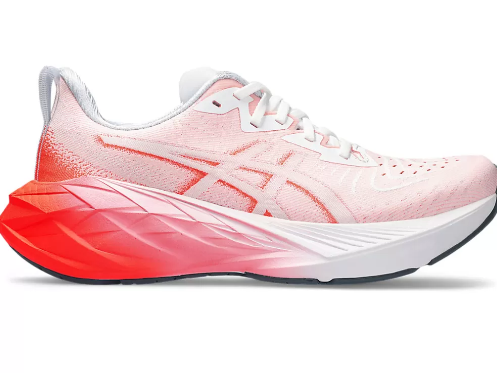 NOVABLAST™ | Run faster>ASICS NOVABLAST 4 White/Sunrise Red