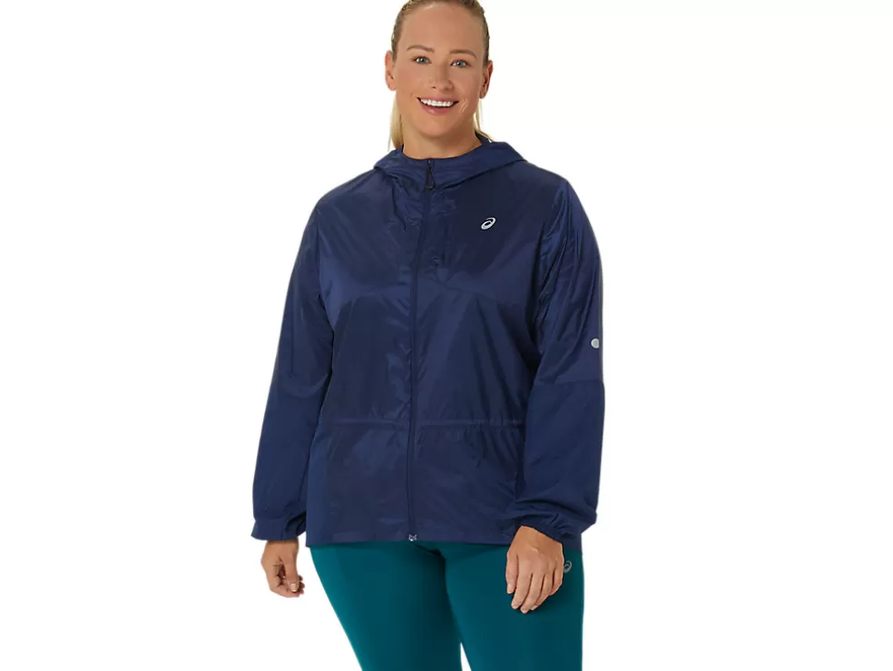 Kleding | Hardlopen>ASICS PACKABLE RUN JACKET Blue Expanse