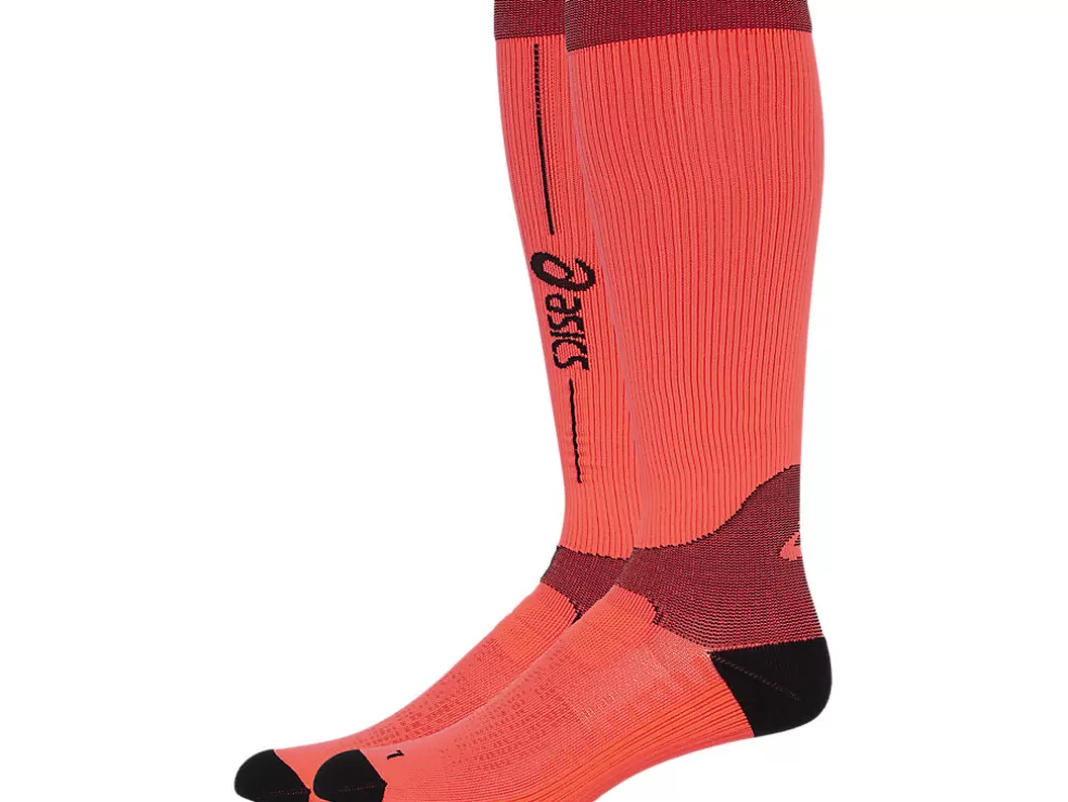 Hardlopen | Sokken>ASICS PERFORMANCE RUN COMPRESSION SOCK Sunrise Red