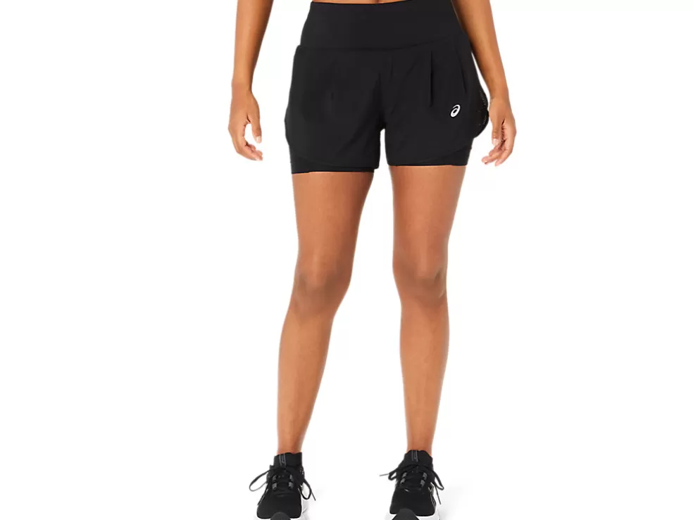 Kleding | Shorts>ASICS ROAD 2-N-1 3.5IN SHORT Performance Black/Performance Black