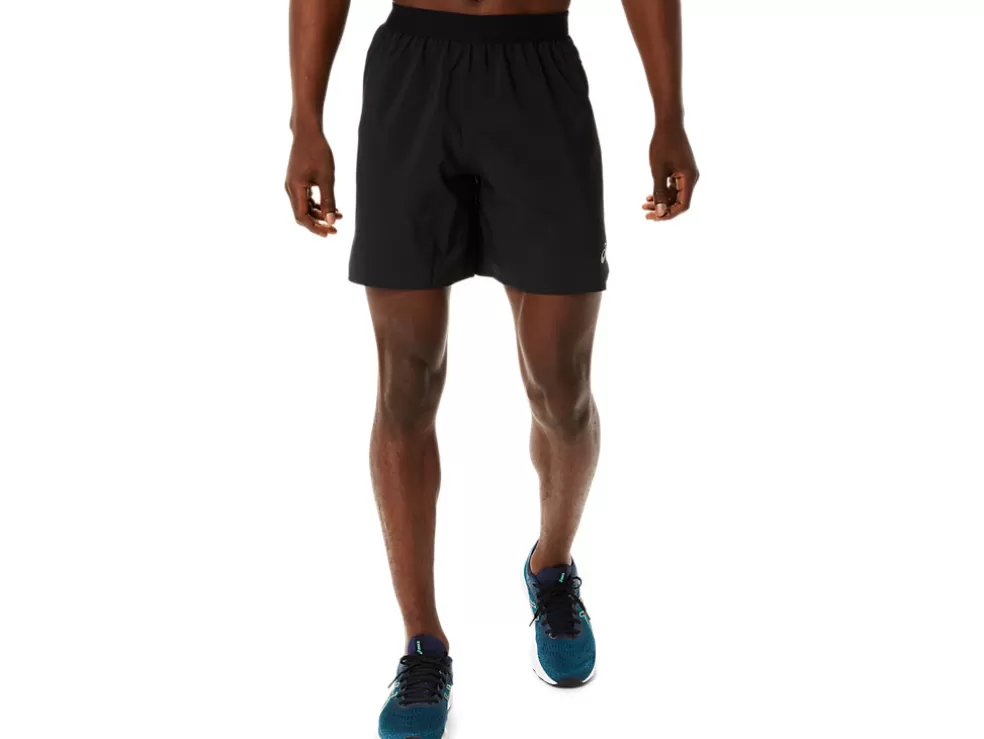 Kleding | Hardlopen>ASICS ROAD 2-N-1 7IN SHORT Performance Black/Carrier Grey