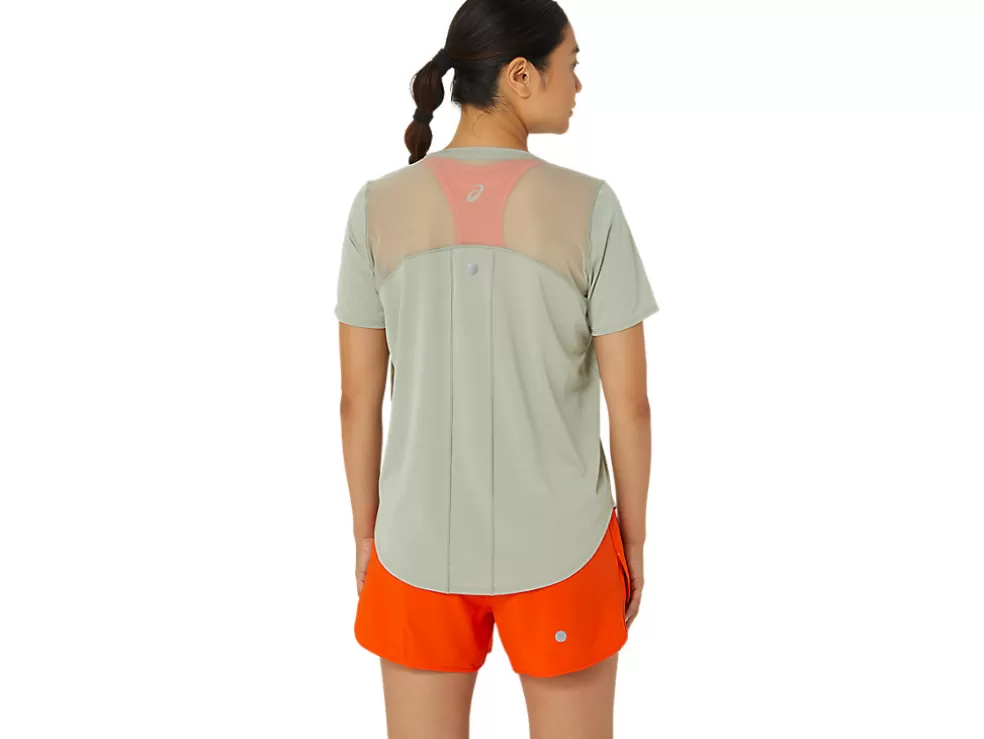 Kleding | Hardlopen>ASICS ROAD SS TOP Olive Grey