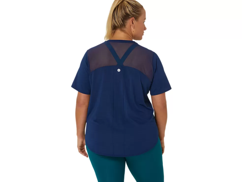 Kleding | Hardlopen>ASICS ROAD SS TOP Blue Expanse