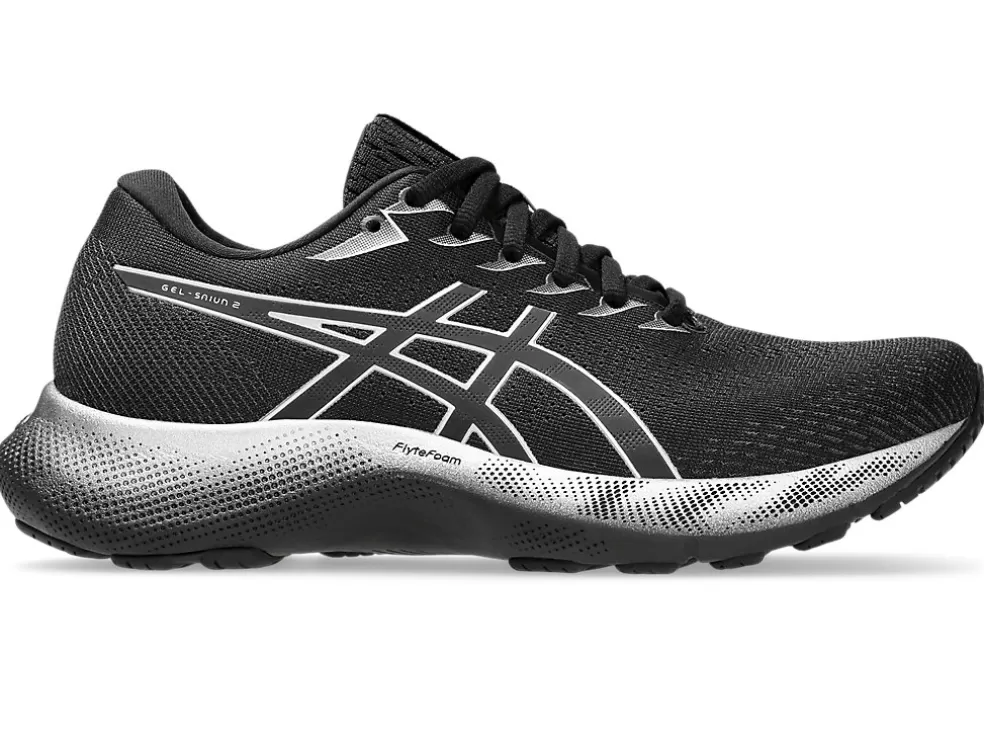 Hardloopschoenen | Hardlopen>ASICS SAIUN 2 Black/Pure Silver