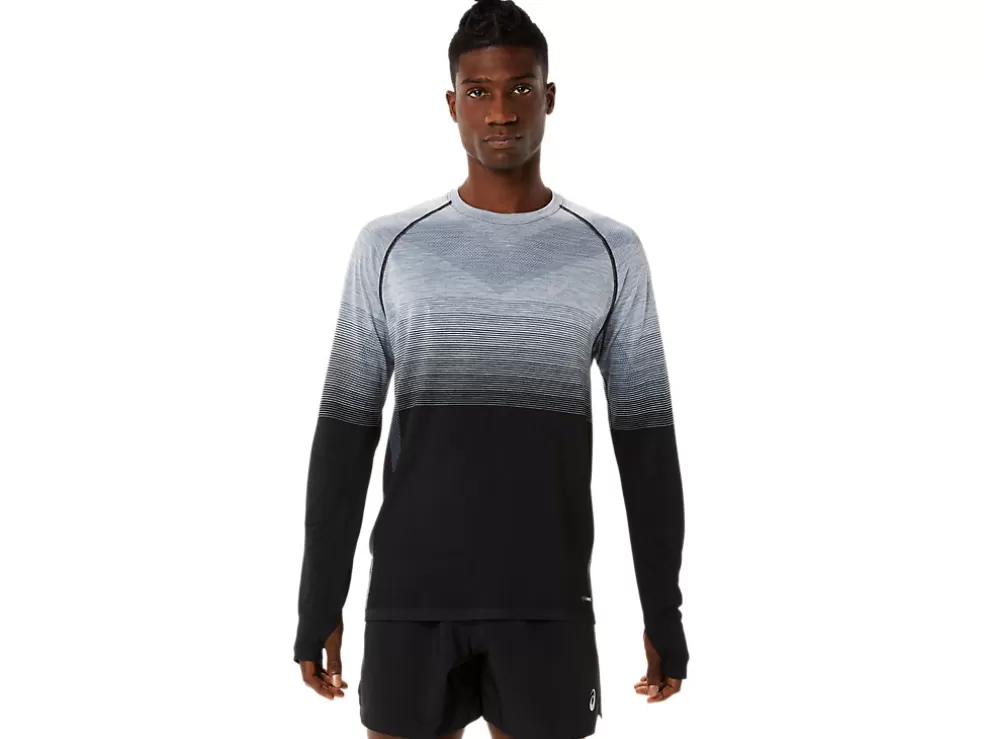 Kleding | Hardlopen>ASICS SEAMLESS LS TOP Performance Black/Carrier Grey