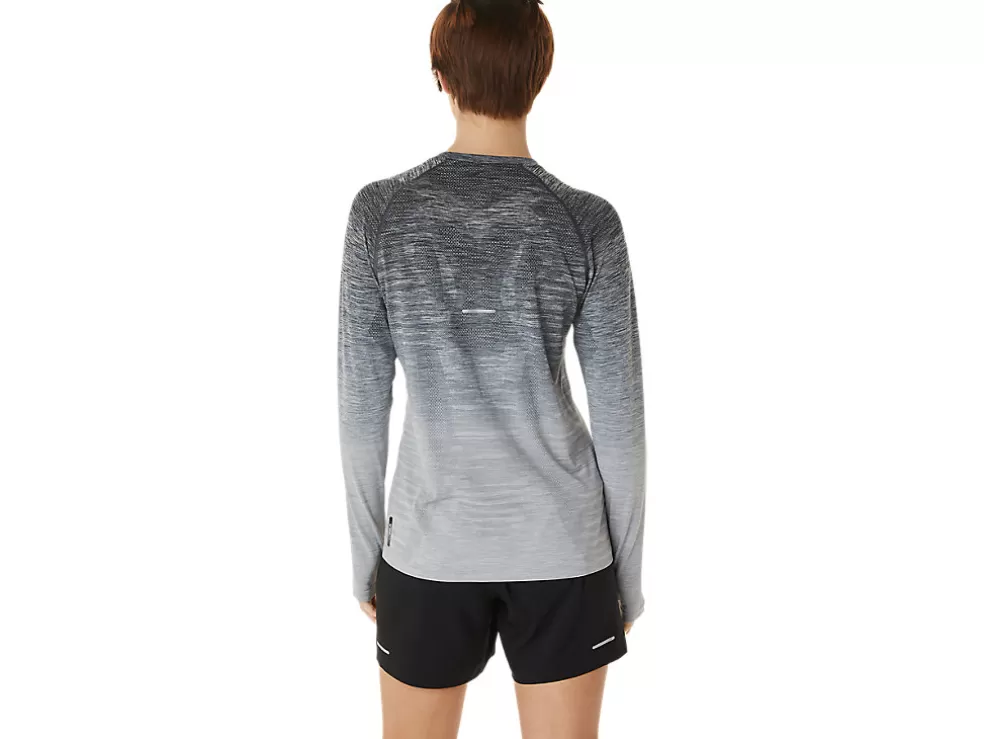 Kleding | Hardlopen>ASICS SEAMLESS LS TOP Carrier Grey/Glacier Grey