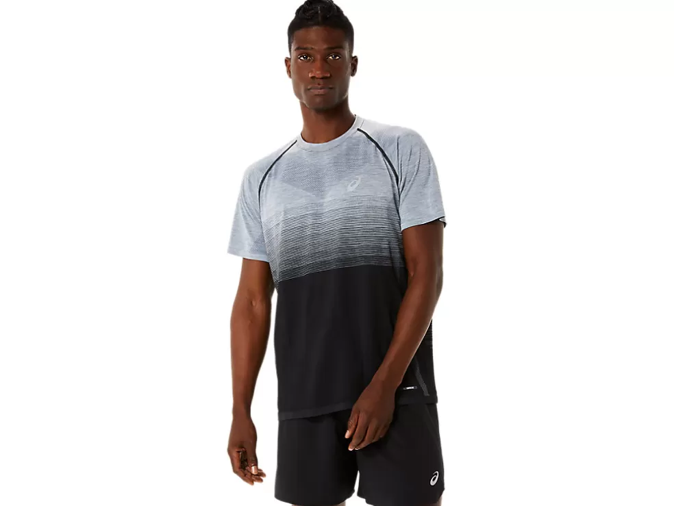 Kleding | Hardlopen>ASICS SEAMLESS SS TOP Performance Black/Carrier Grey