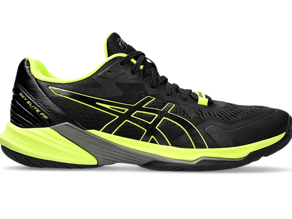 Netbal | Squash & badminton>ASICS SKY ELITE FF 2 Black/Safety Yellow