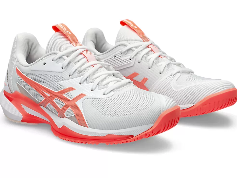 SOLUTION SPEED™ FF | Tennisschoenen>ASICS SOLUTION SPEED FF 3 White/Sun Coral