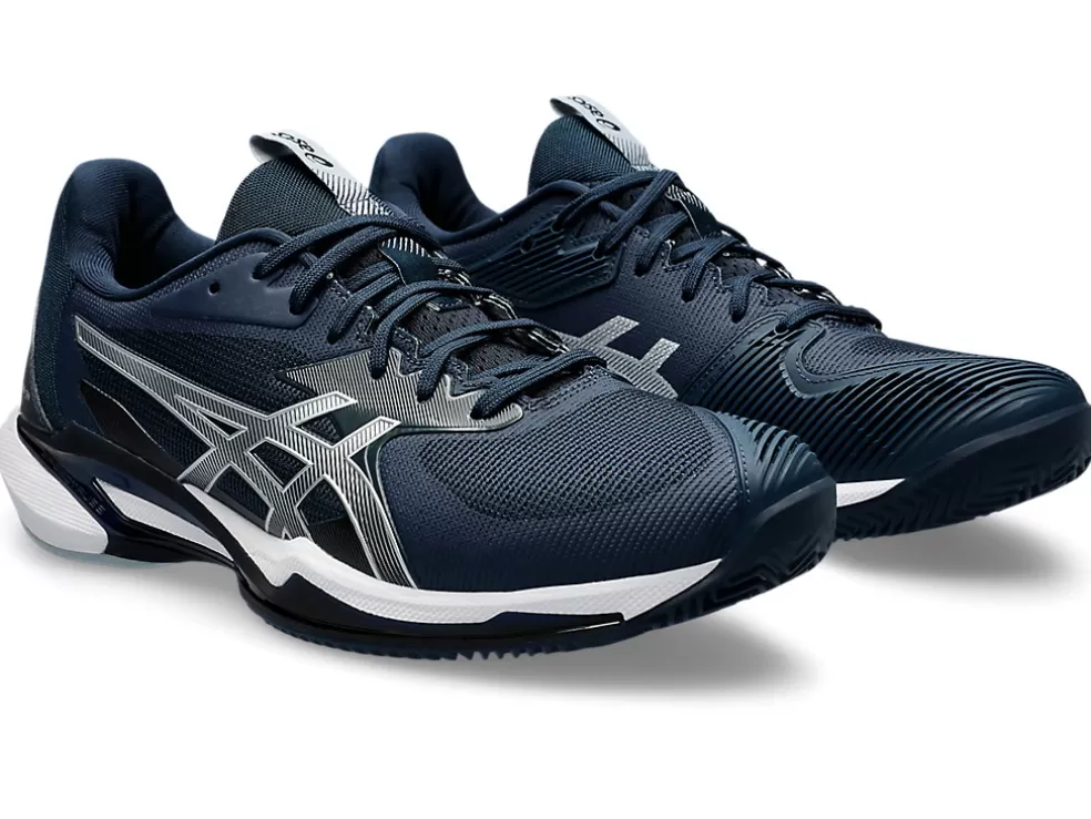 SOLUTION SPEED™ FF | Tennisschoenen>ASICS SOLUTION SPEED FF 3 CLAY French Blue/Pure Silver