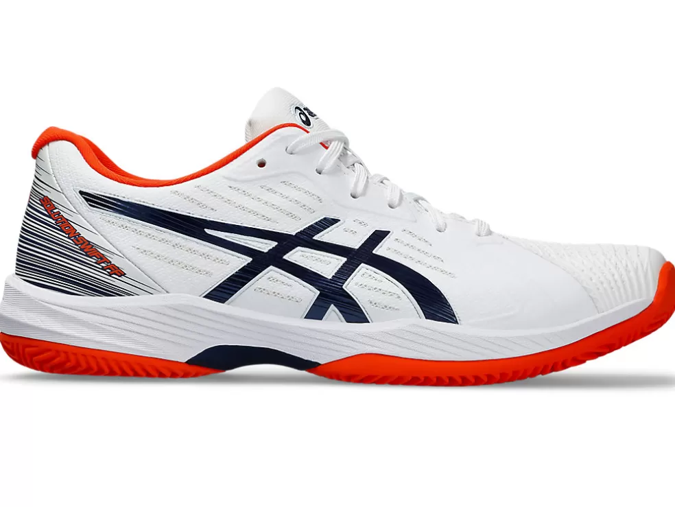 Tennisschoenen | Tennis>ASICS SOLUTION SWIFT FF CLAY White/Blue Expanse