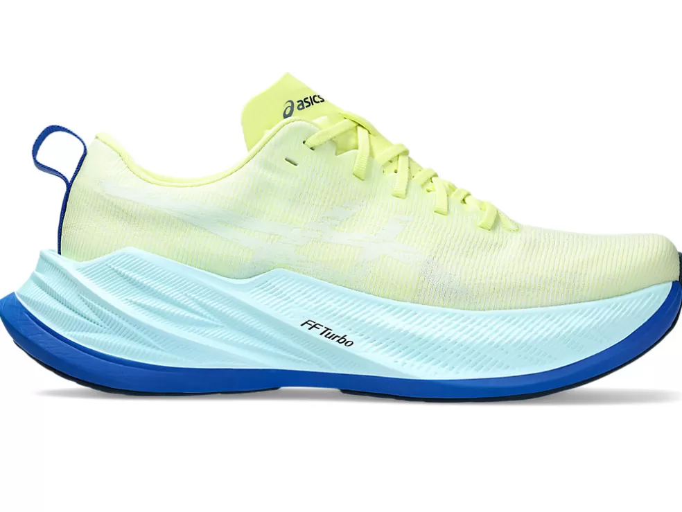 Run faster | Hardloopschoenen>ASICS SUPERBLAST Glow Yellow/Aquamarine