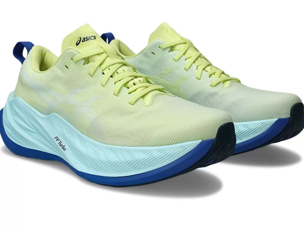 Run faster | Hardloopschoenen>ASICS SUPERBLAST Glow Yellow/Aquamarine