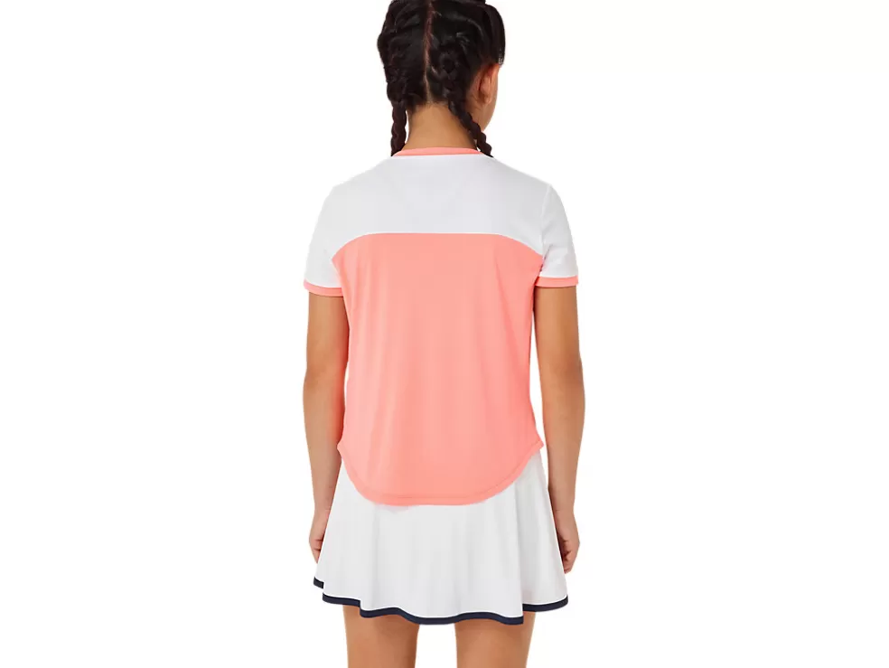 Kleding | Tennis>ASICS TENNIS SS TOP Guava/Brilliant White