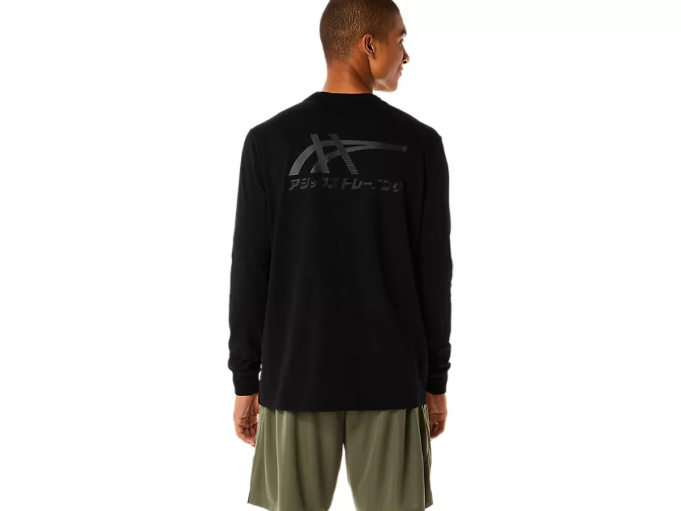 Shirts met lange mouwen | Bovenkleding>ASICS TIGER LS TOP Performance Black/Graphite Grey