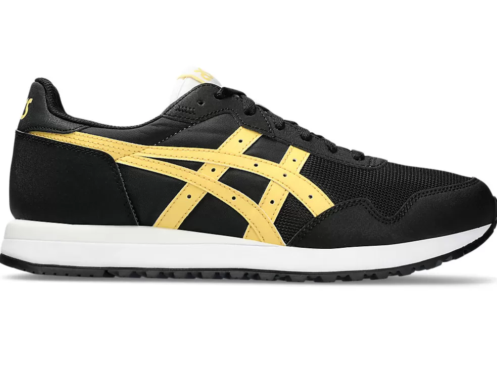 Sportstyle | Heritage>ASICS TIGER RUNNER II Black/Faded Yellow