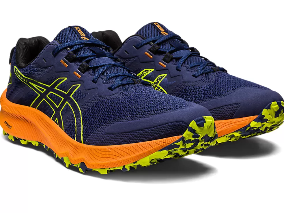 Trail running | Trailschoenen & wandelschoenen>ASICS Trabuco Terra 2 Deep Ocean/Neon Lime