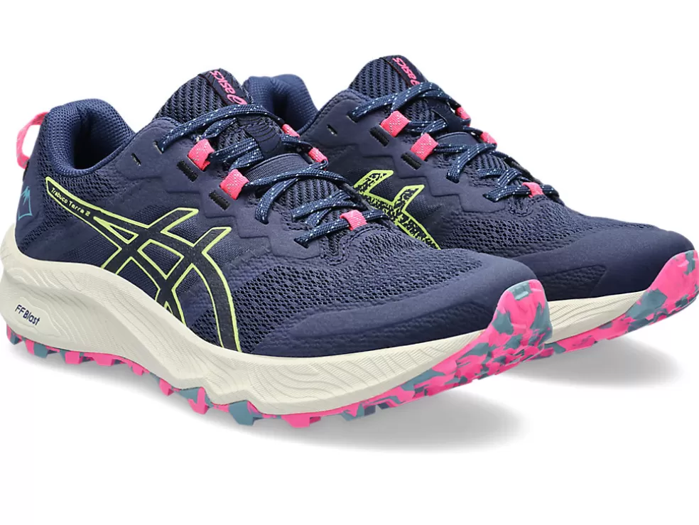 Trail running | Trailschoenen & wandelschoenen>ASICS Trabuco Terra 2 Deep Ocean/Lime Green