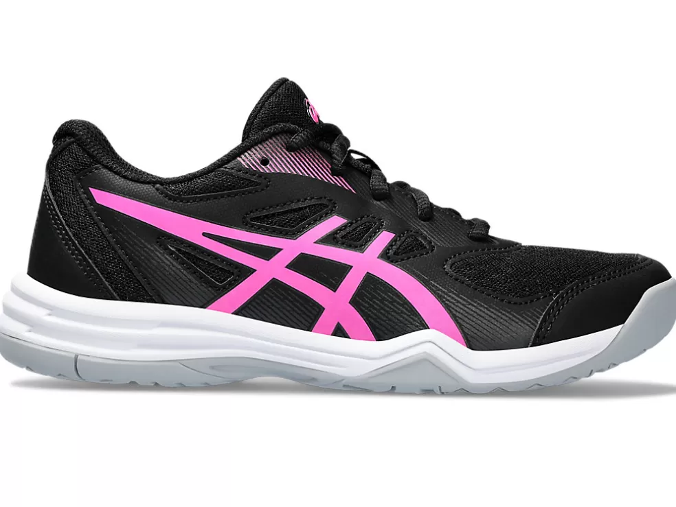 Netbal | Squash & badminton>ASICS UPCOURT 5 GS Black/Hot Pink