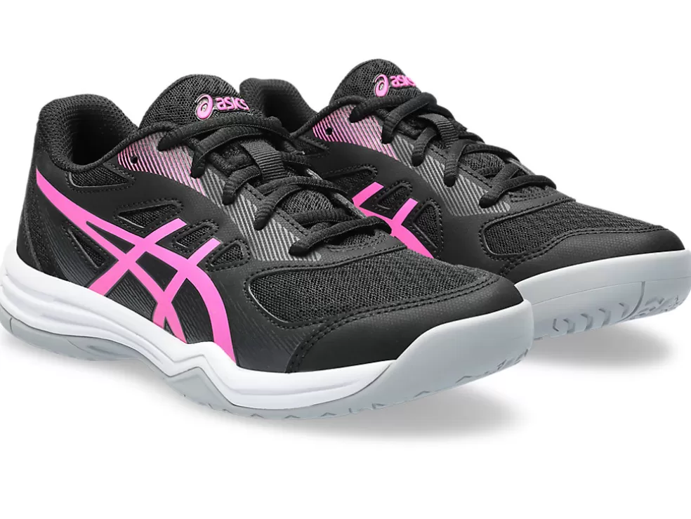 Netbal | Squash & badminton>ASICS UPCOURT 5 GS Black/Hot Pink