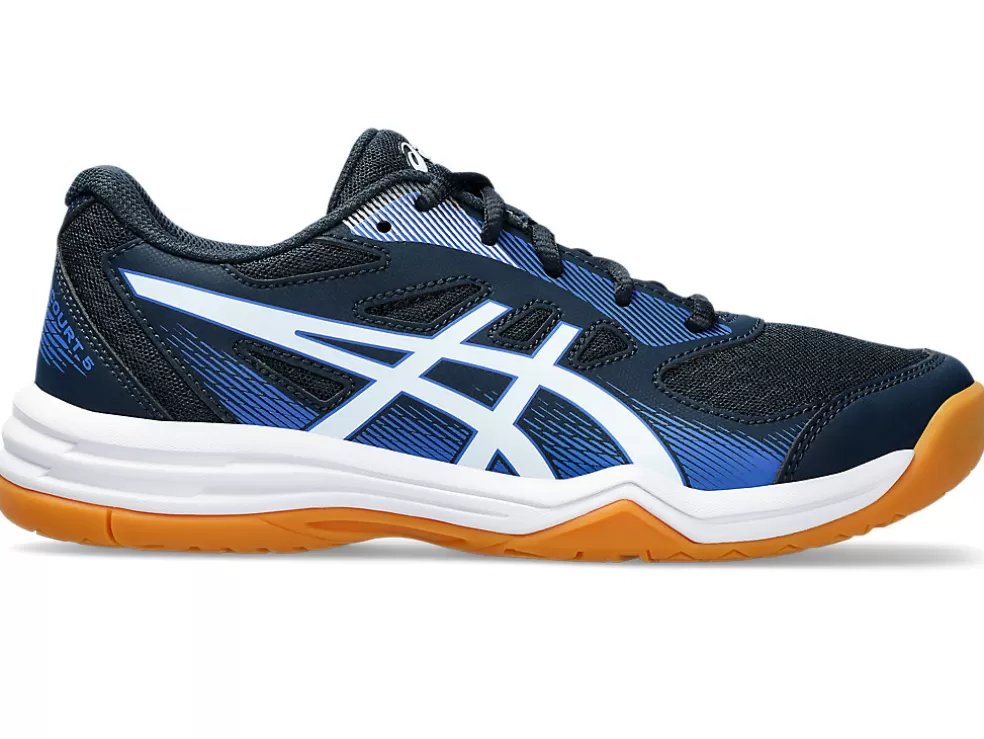 Netbal | Squash & badminton>ASICS UPCOURT 5 GS French Blue/White